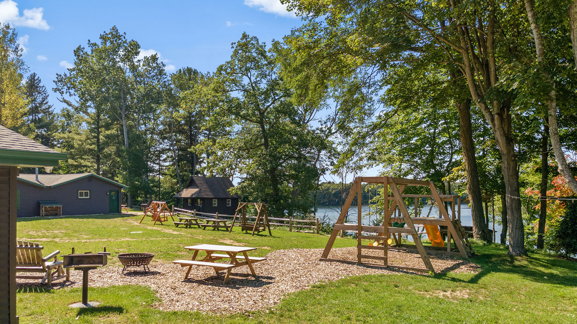 Playground and Picnic Area at Sleeping Bear Resort