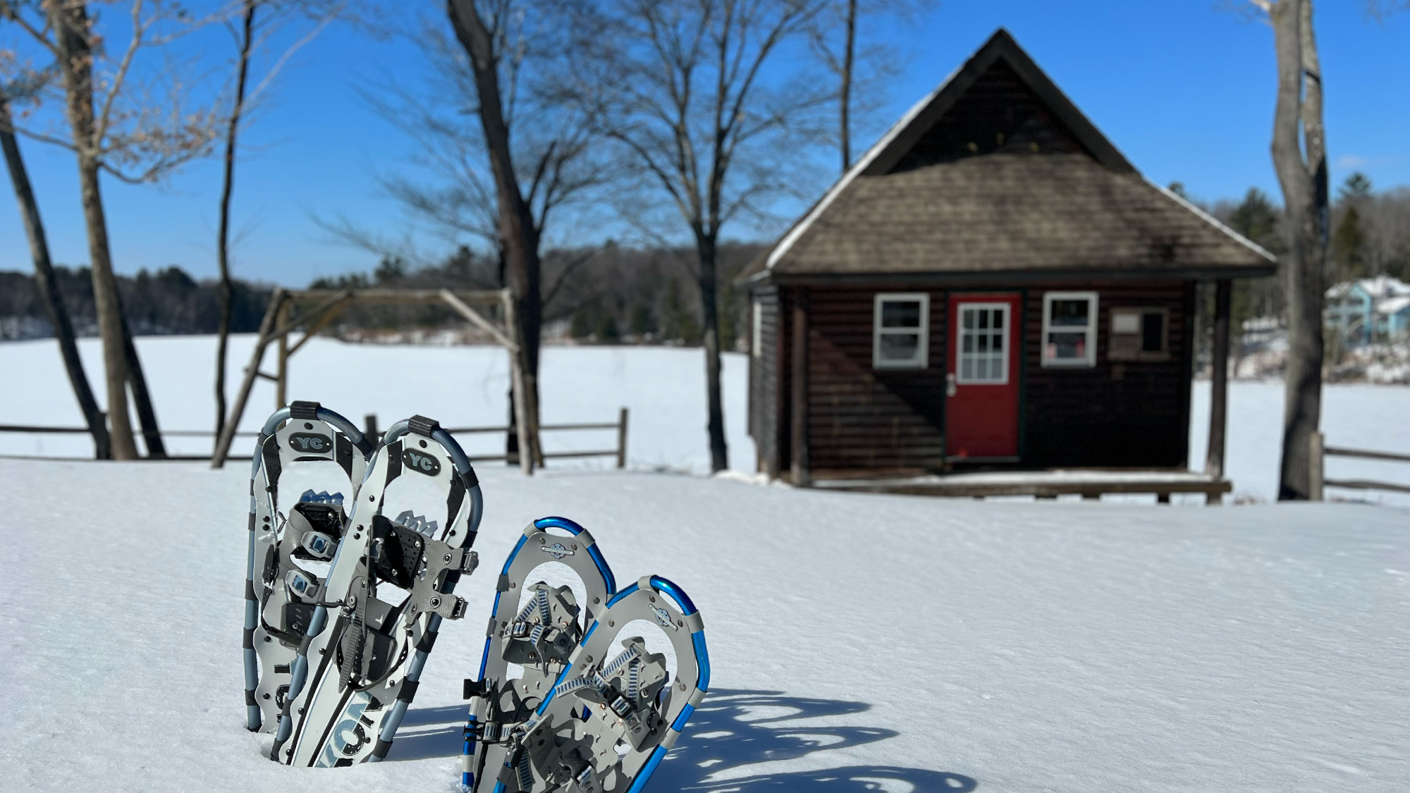 Snowshoes at Sleeping Bear Resort in Lake Ann, MI