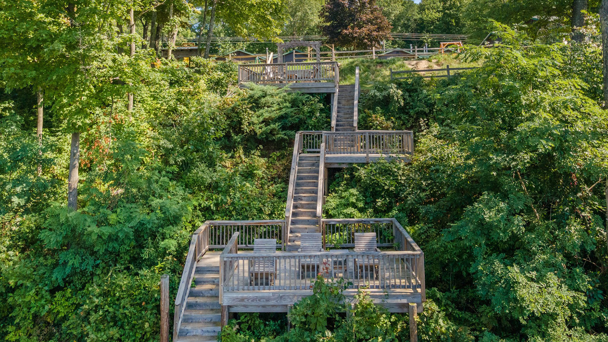 Lake Viewing Platforms at Sleeping Bear Resort