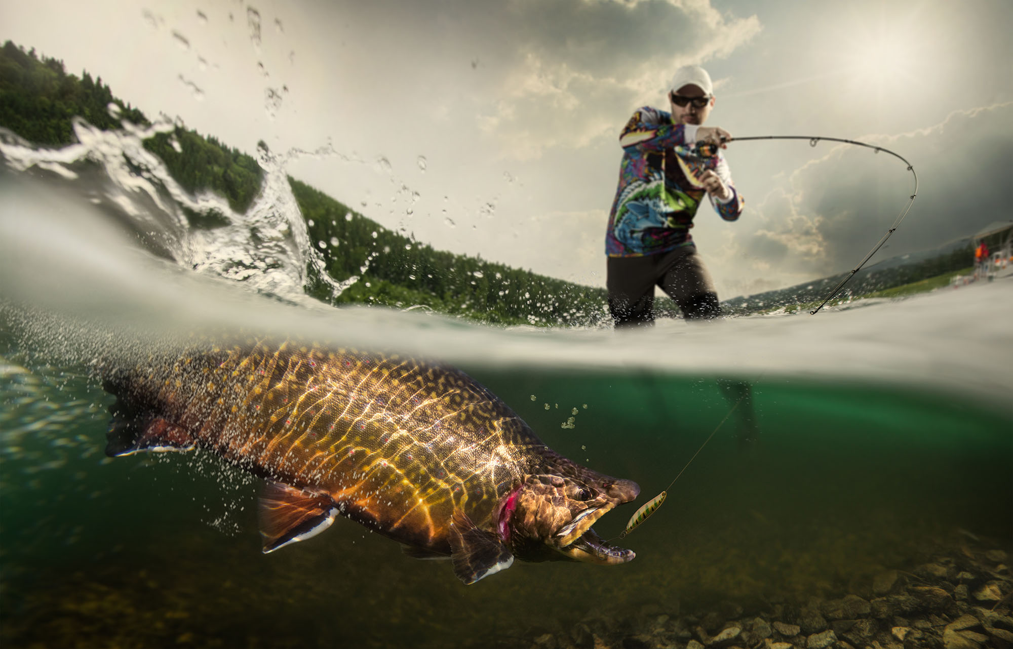 Fishing at Sleeping Bear Resort